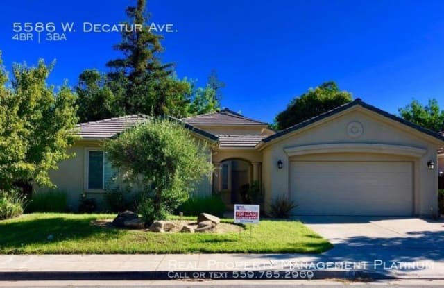 5586 W. Decatur Ave. - 5586 West Decatur Avenue, Fresno, CA 93722