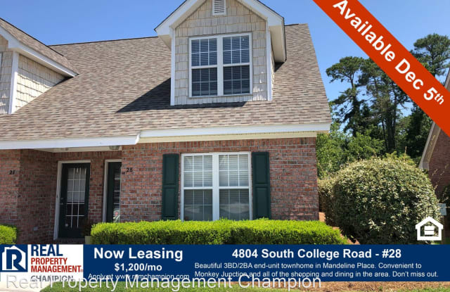 4804 South College Road Unit 28 - 4804 South College Road, Wilmington, NC 28412