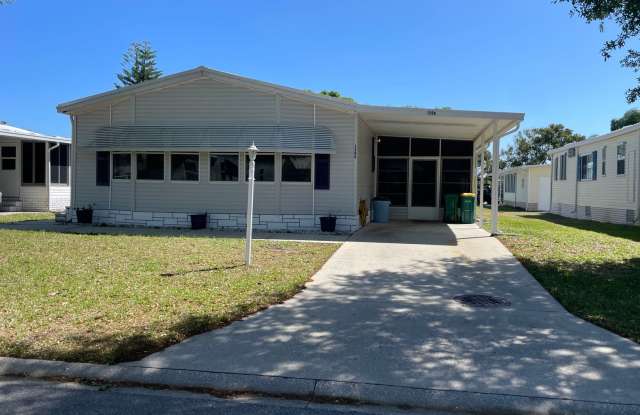 2 BR 2 BATH Annual Rental in Barefoot Bay Available - 1204 Calusa Drive, Micco, FL 32976