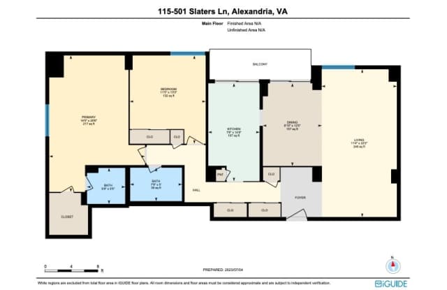 501 Slaters LaneApt 115