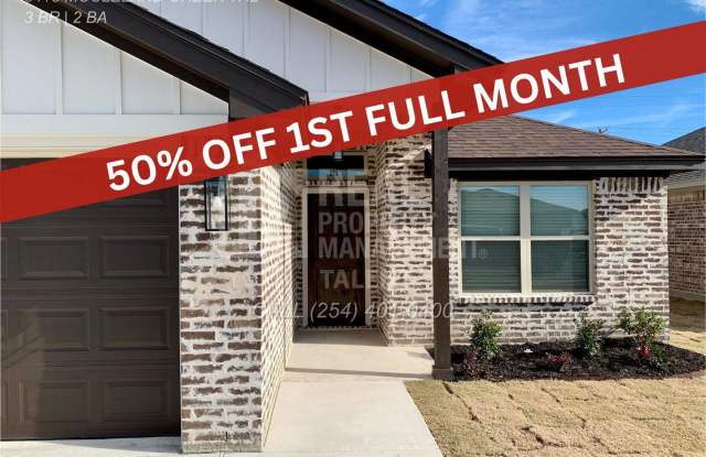 [LEASING SPECIAL] 3 Bedroom, 2 Bathroom Home for Rent in Temple TX / Temple ISD - 3415 McCleland Creek Trail, Temple, TX 76502