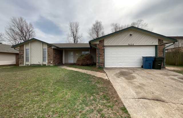 3 bed, 2 bath, 2 car garage