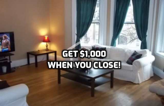 Get $1,000 on closing! Gorgeous Apt w Heat  Hot Water Included, Great for BU students near T. Large Rooms!