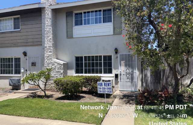Two bed 1.5 bath townhome available now.