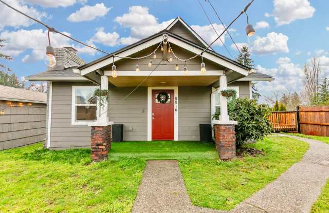 Spacious 4-Bedroom Tacoma Home with Fireplace  Deck **$500 OFF FIRST MONTHS RENT**