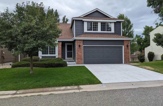 4 bedroom home with walk-out basement, large deck, community pool and easy access to mountains.