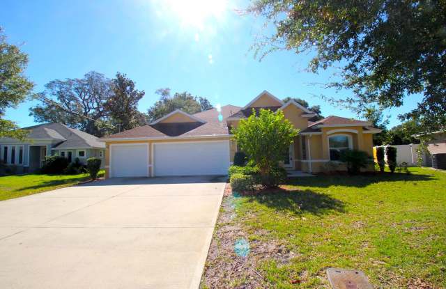 Gorgeous 4 Bed 2.5 Bath , plus outside bath ! Car Garage Home in Palm Coast F Section