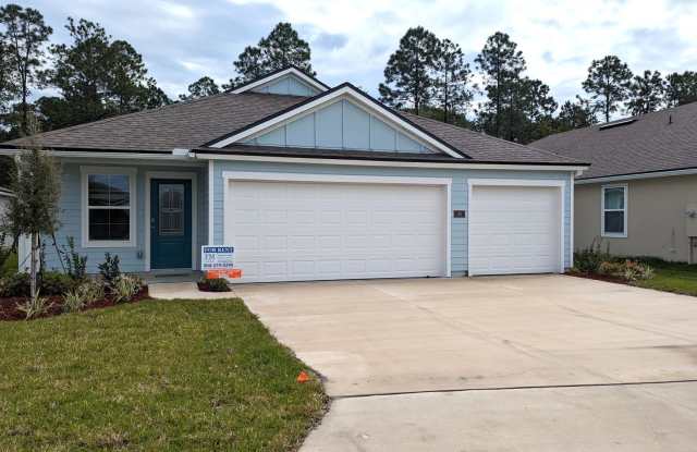 DON'T MISS THIS DEAL FOR AN 18 MONTH LEASE!! NEW 4/2/3 CONSTRUCTION - LARGE 4 Bedroom, 2 Bath home located in Entrada Gated Section - 48 Zancara Street, St. Johns County, FL 32084