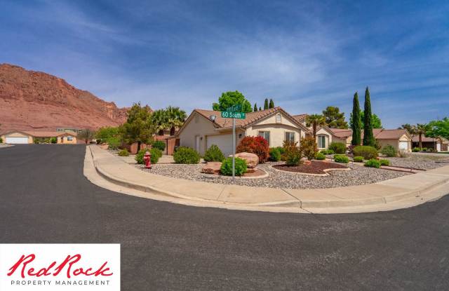 3 Bed 2 Bath Home in Ivins with Views of Red Mountain