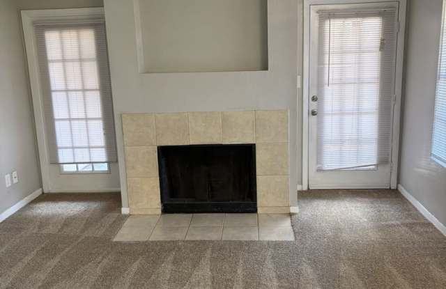 1st floor unit with fire place and large patio