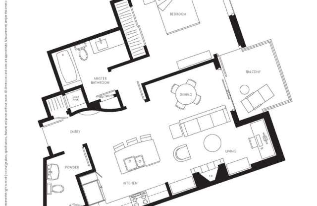 Open view from 8th Floor at Washington Square, heart of Bellevue downtown