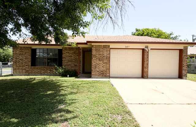 Available NOW!!!! Gorgeous 3 bedroom, 2 bath, 2 car garage home with a fireplace, privacy fenced yard and garage door opener. Pets upon approval only.