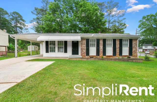 JUST REDUCED *ALL ELECTRIC* Ranch in Riverdale! 1st month's rent is FREE w/ a 13-month lease! - 6412 Havenridge Drive, Clayton County, GA 30274