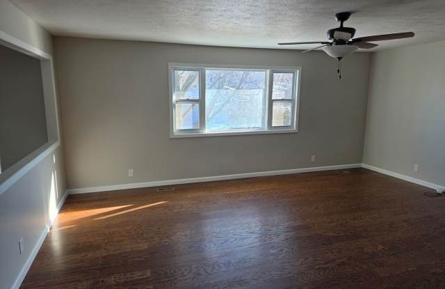 4 bed 2.5 bath with a 2 car garage and fenced backyard