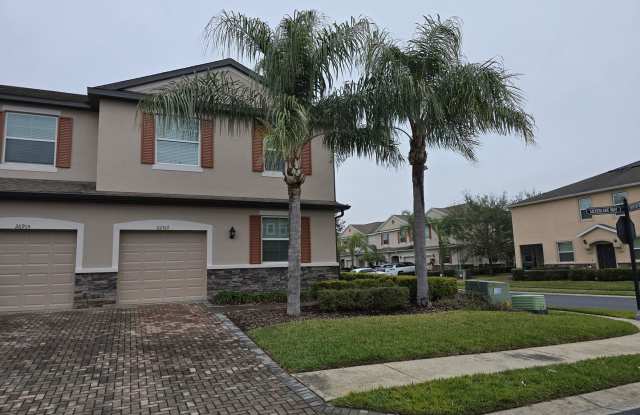 Suburban Wesley Chapel Living in Lakeside/Seven Oaks End-Unit Luxury Townhome