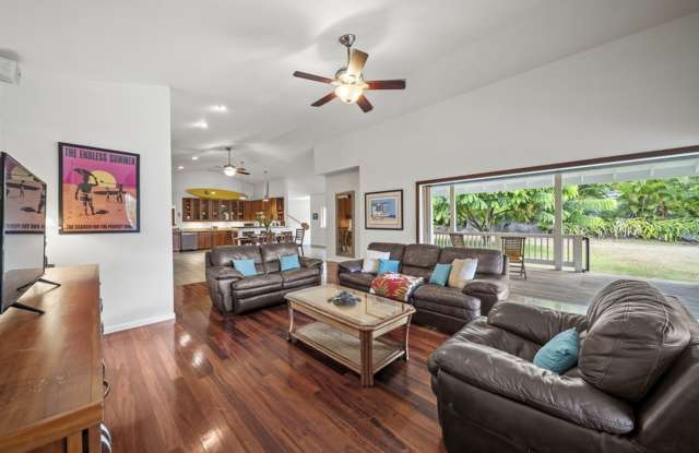 North Shore Tropical Hale | Spacious w/ Private Pool  Tropical Garden