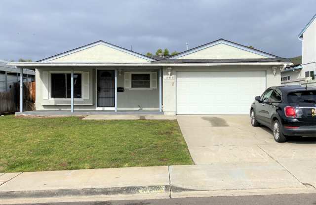 Spacious three bed two bath home in Santee