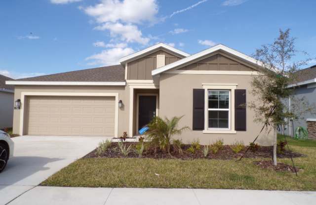 NEW CONSTRUCTION/ LAKEFRONT 4 BED 2 BATH - $500 OFF AS MOVE IN SPECIAL!!! - 752 Trotters Drive, Polk County, FL 33839