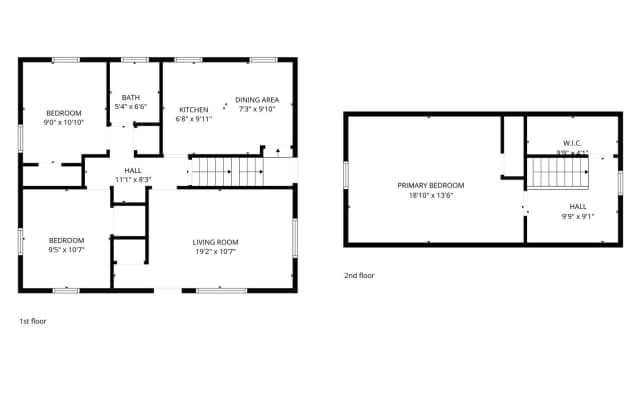 3 bedroom home on corner lot with beautiful hardwood floors!