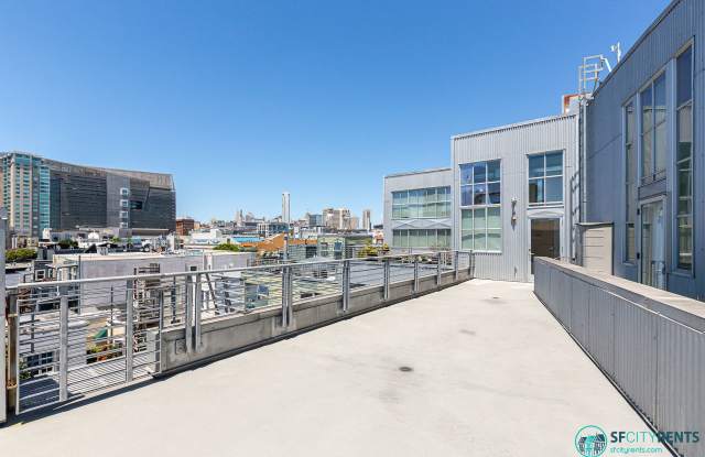 SoMa: Luxuriously Remodeled Conversion Live/Work Loft w/ Private Patio, W/D in unit  Garage Parking