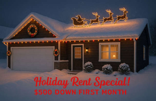 Photo of 3 bedroom single story townhome for rent.