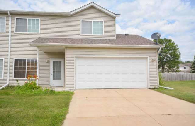 Hard to find end unit townhome with 2 car garage!
