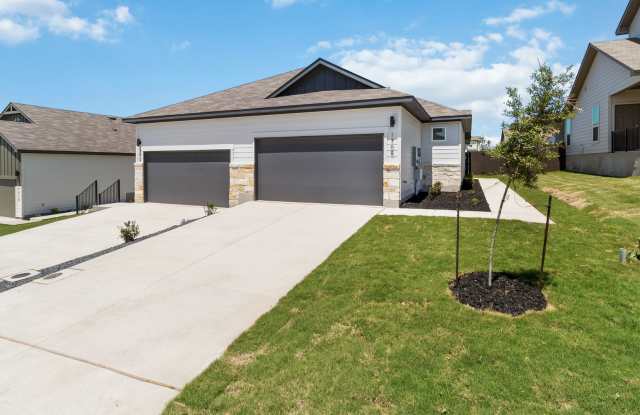 Brand New 3-Bedroom Unit with Open Floor Plan  Private Yard in Buda