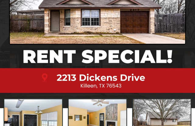 Charming Corner Lot Retreat: 3-Bedroom Haven in Killeen!