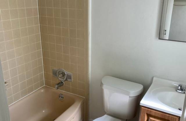 Cozy 1/1 duplex unit on a large lot - Available in June.