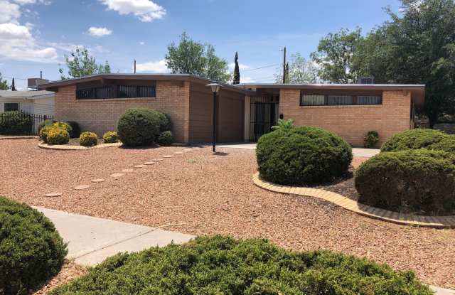 3 Bedroom, 2 Bath , North-East El Paso Great house located across the street from Terrace Hills Middle School. Easy access to I-54 and Loop 375. Property has a large backyard as well as a 2-car garage. Recently painted and with new flooring.