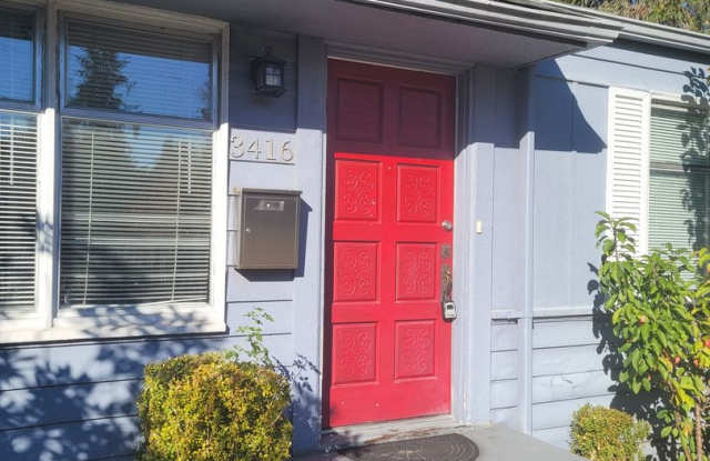 Photo of Super cute Mid-Century 2 bed / 2 bath Wedgewood area Home at 3416 NE 80th Street for $2875!
