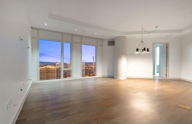Stunning North Strip/City views from this UNFURNISHED 1+Den/1.5ba residence.