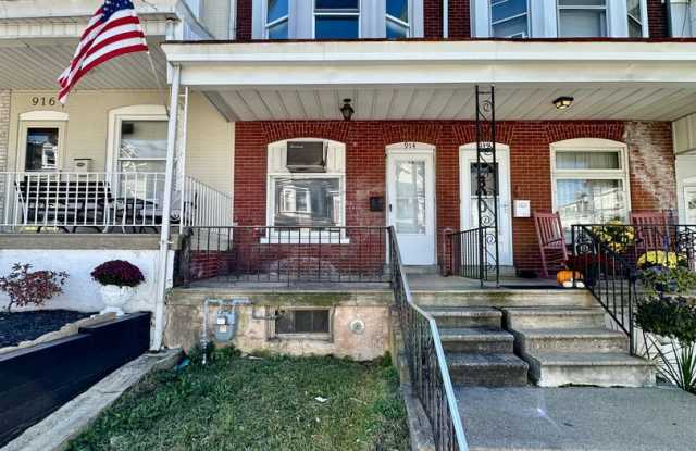 Renovated 4 bedroom, 1.5 bathroom house in South Allentown!