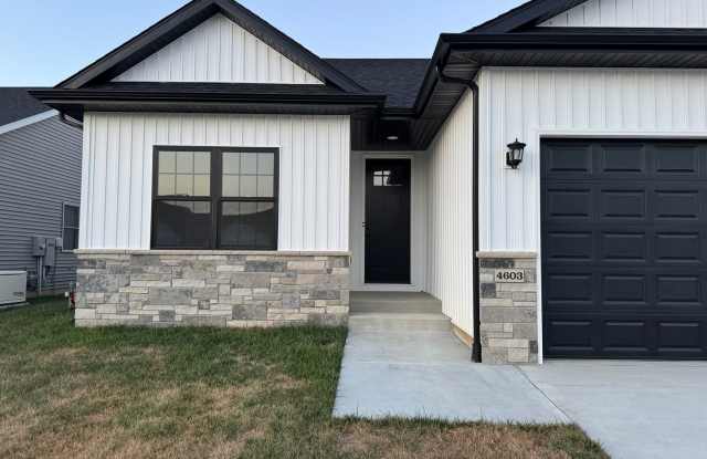 New Construction! West side location. 4br, 3bth, 2crg, Finished basement. All new stainless steel appliances. Next to Sangamon Valley Trails.