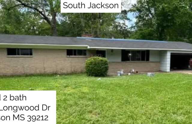 3 bedroom 1.5 bath home available for rent - 3133 Longwood Drive, Jackson, MS 39212