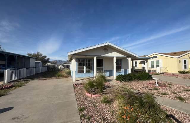 Sunrise Vista -2 Br, 2Ba home with covered carport, fenced yard, storage