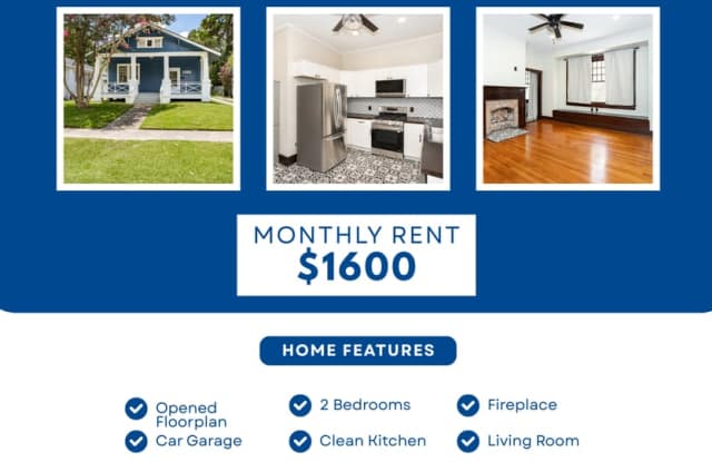 Photo of A charming home located in the heart of the Garden District for Rent