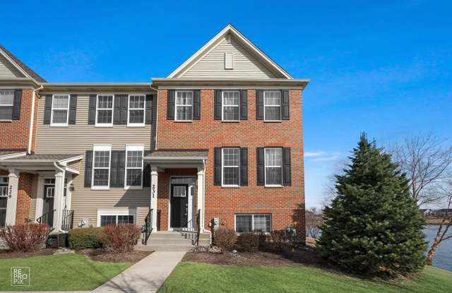 Oswego Townhome with Pond Views