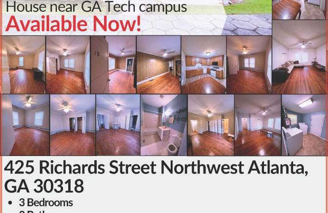 425 Richards Street - 425 Richards Street Northwest, Atlanta, GA 30318
