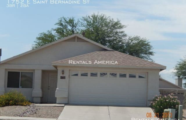 1752 E Saint Bernadine St - 1752 E Saint Bernadine St, Tucson, AZ 85713