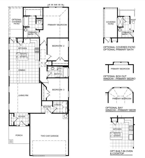 Cute newer 1 story home with Open Floor plan and high ceilings 220