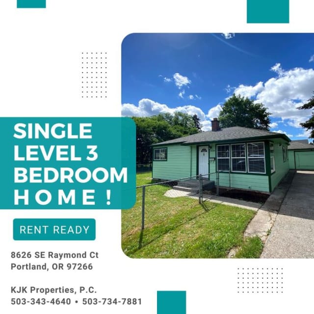 8626 Southeast Raymond Court Portland, OR apartments for rent