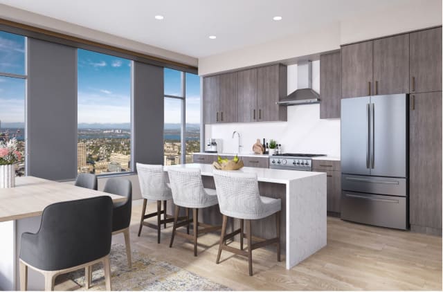 The Residences At Rainier Square Seattle Wa Apartments For The Residences At Rainier Square, Kitchen Cabinets Seattle 4th Ave