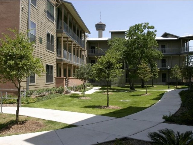 Refugio Place - This architecturally stunning community features gorgeous exteriors built over private parking areas