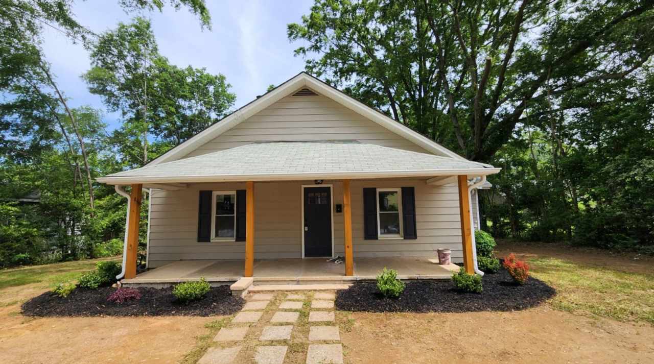 Hardwood floors and front porch