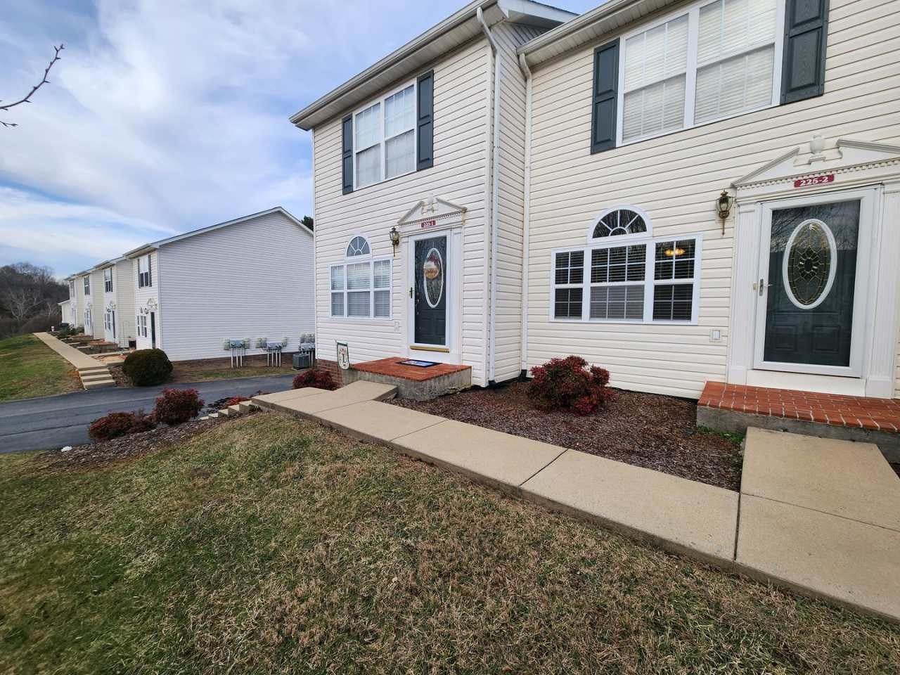 Two Bedroom townhome each with private baths