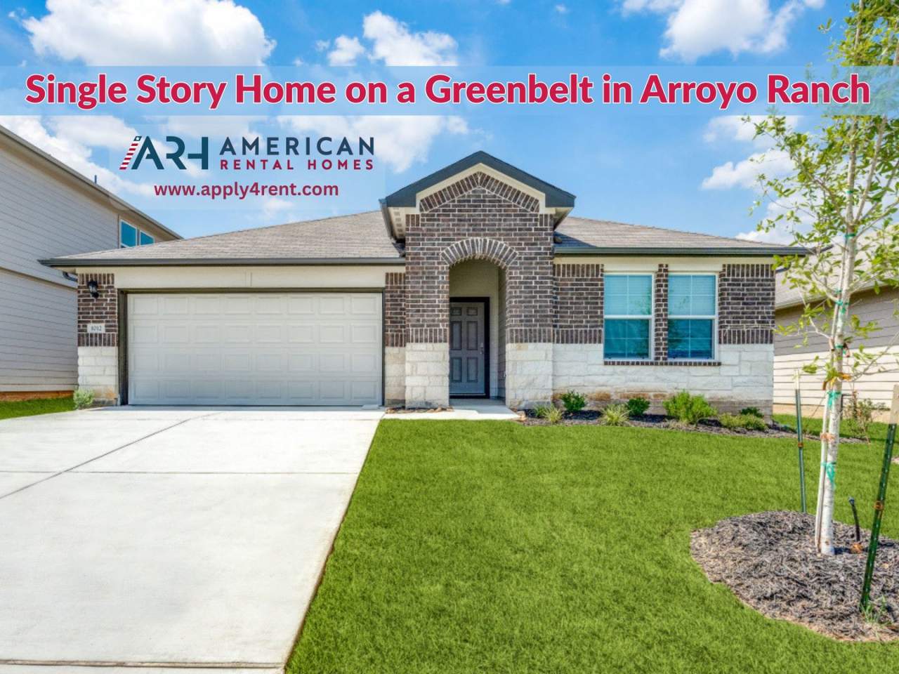 4 BR + OFFICE/ 3 BA in Seguin - 2042 SF on GREENBELT - Arroyo Ranch!