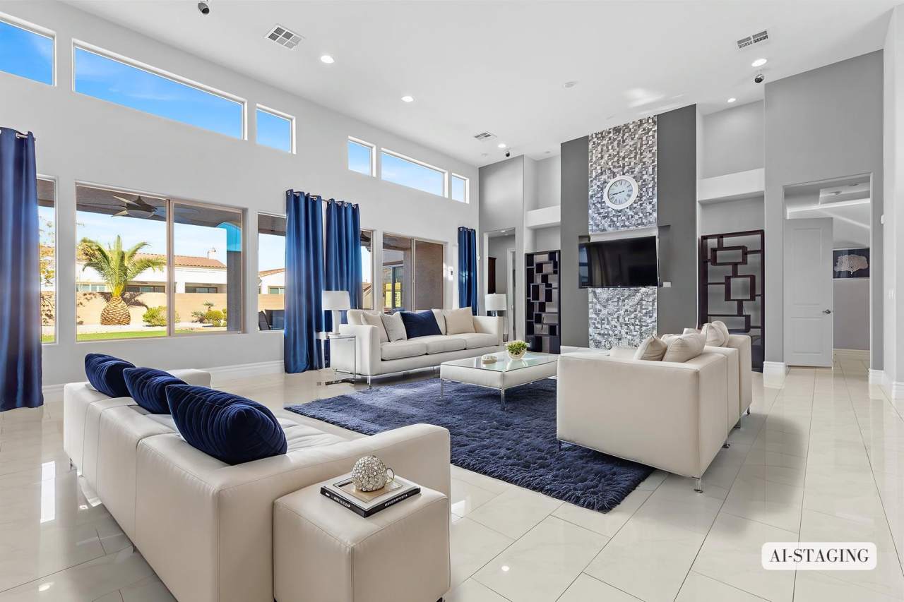 Canyon Falls Single-Story: Chef’s Kitchen, Office + Built-In BBQ Yard (3-Car)