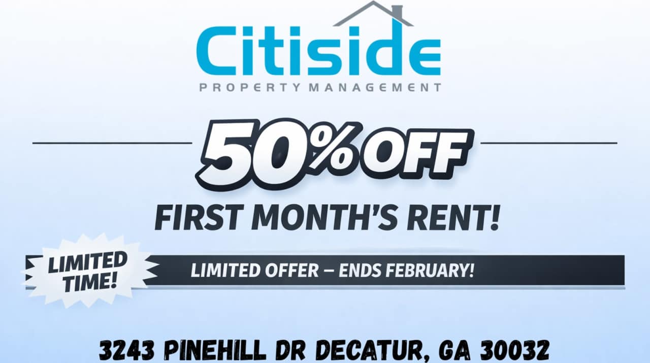 3-bedroom, 1.5-bath in Decatur! ***Get 50% Off Your First Month! Limited Time – Ends February!***