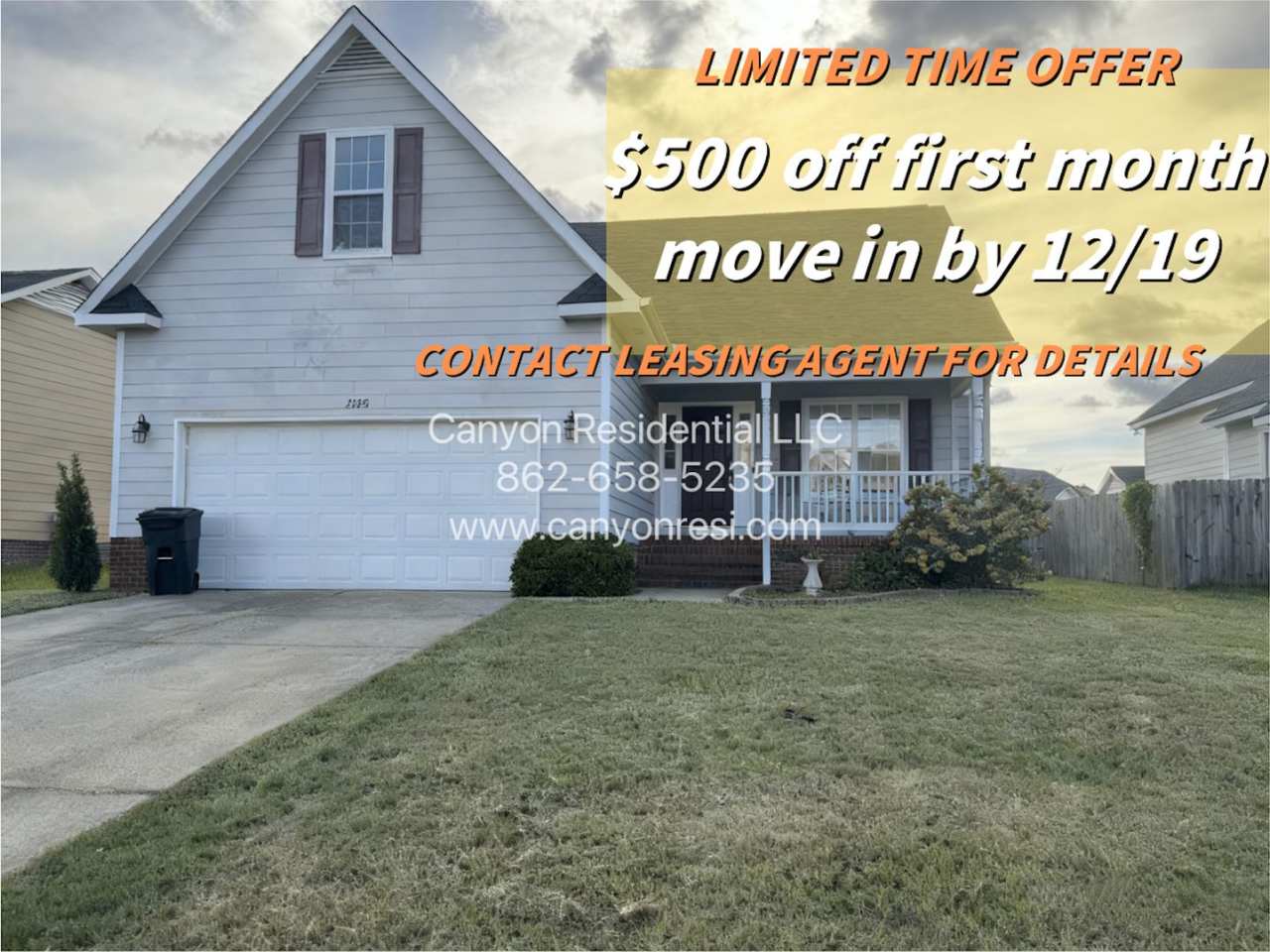 Spacious 3-Bedroom Home for Rent in Fayetteville